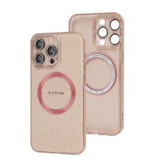 Чохол для iPhone 15 Pro Max Berlia Dazzling Gradient MagSafe pink