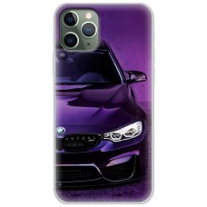 Чохол для iPhone 11 Pro Max MixCase авто бмв фіолетовий
