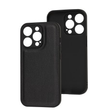 Чохол для iPhone 14 Pro Eco Leather black