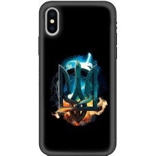 Чохол для iPhone X / Xs MixCase патріотичні залізний герб