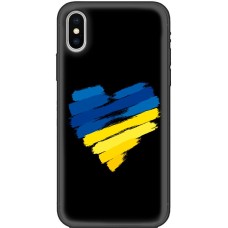 Чохол для iPhone X / Xs MixCase патріотичний "серце"