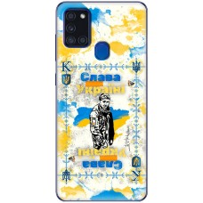 Чохол для Samsung Galaxy A21s (A217) MixCase патріотичні Слава Воїну незалежної Украї