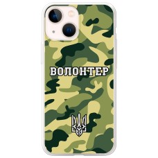 Чохол для iPhone 13 mini MixCase волонтер камуфляж