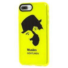 Чохол для iPhone 7 Plus / 8 Plus Neon print gentlmen