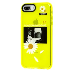 Чохол для iPhone 7 Plus / 8 Plus Neon print ромашка