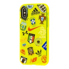 Чохол для iPhone Xs Max Neon print trade marks