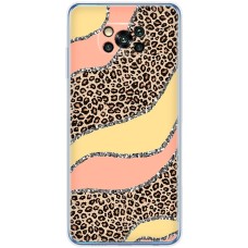 Чохол для Xiaomi Poco X3 / X3 Pro MixCase Леопард жовто-рожевий