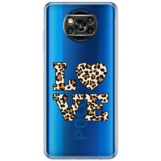 Чохол для Xiaomi Poco X3 / X3 Pro MixCase Леопард love