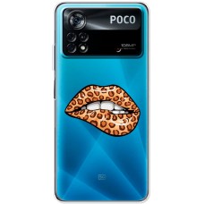 Чохол для Xiaomi Poco X4 Pro 5G MixCase Леопард губи