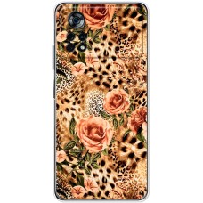 Чохол для Xiaomi Poco X4 Pro 5G MixCase Леопард троянди