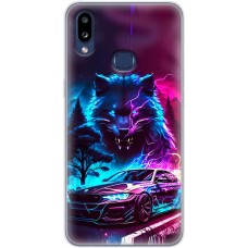 Чохол для Samsung Galaxy A10s (A107) MixCase машини неонова bmw