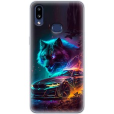Чохол для Samsung Galaxy A10s (A107) MixCase машини bmw вовк