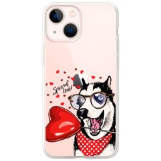 Чохол для iPhone 13 MixCase день закоханих закоханий собака