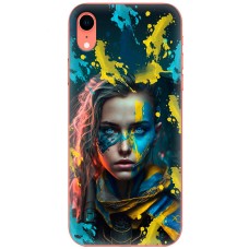 Чохол для iPhone Xr MixCase патріотичні воєвнича Українка