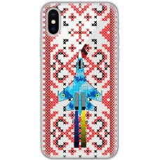 Чохол для iPhone Xs Max MixCase патріотичні Винищувач України