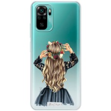 Чохол для Xiaomi Redmi Note 10 / 10s Mixcase дівчини дизайн 23