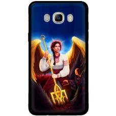 Чохол для Samsung Galaxy J7 2016 (J710) MixCase патріотичні українка ангел з тризубо