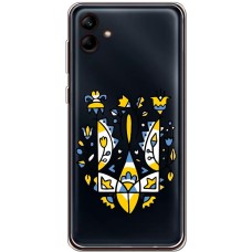 Чохол для Samsung Galaxy A04e (A042) MixCase патріотичні герб із квітів