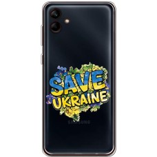 Чохол для Samsung Galaxy A04e (A042) MixCase патріотичні save ukraine