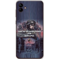 Чохол для Samsung Galaxy A04e (A042) MixCase патріотичні захисники Азов