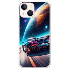 Чохол для iPhone 15 Plus MixCase машини неон на місяці