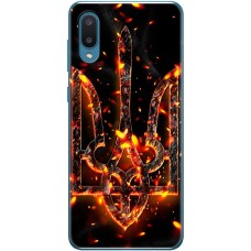 Чохол для Samsung Galaxy A02 (A022) MixCase патріотичні розпечений герб