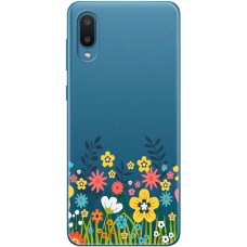 Чохол для Samsung Galaxy A02 (A022) Mixcase квіткове поле
