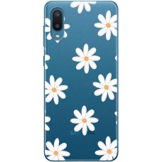 Чохол для Samsung Galaxy A02 (A022) Mixcase квіти патерн ромашок
