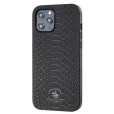 Чохол для iPhone 12 Pro Max Polo Knight (Leather) чорний