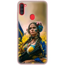 Чохол для Samsung Galaxy A11 / M11 MixCase патріотичні ніжна Українка