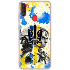 Чохол для Samsung Galaxy A11 / M11 MixCase патріотичні сильні та нескорені