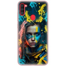 Чохол для Samsung Galaxy A11 / M11 MixCase патріотичні воєвнича Українка