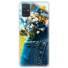 Чохол для Samsung Galaxy A51 (A515) / M40s MixCase патріотичні квіти України