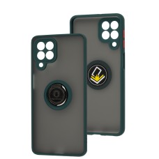Чохол для Samsung Galaxy M53 (M536) LikGus Edging Ring оливковий