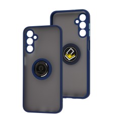 Чохол для Samsung Galaxy M14 (M146) LikGus Edging Ring синій