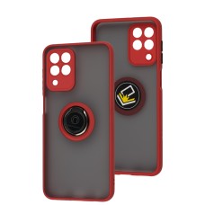 Чохол для Samsung Galaxy M33 (M336) LikGus Edging Ring червоний