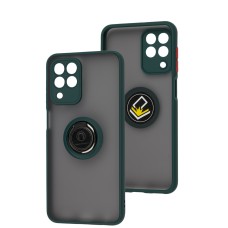Чохол для Samsung Galaxy M33 (M336) LikGus Edging Ring оливковий