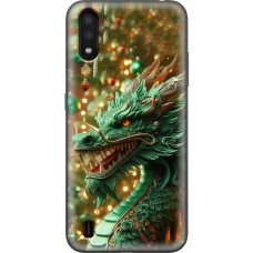 Чохол для Samsung Galaxy A01 (A015) MixCase Новий рік green Dragon