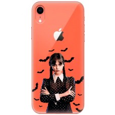Чохол для iPhone Xr Mixcase Венздей кажанів