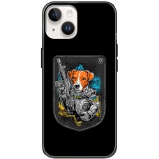 Чохол для iPhone 15 MixCase патріотичні бойовий патрон