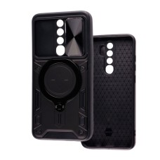 Чохол для Xiaomi Redmi Note 8 Pro Armor Big Ring чорний