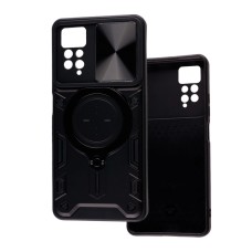 Чохол для Xiaomi Redmi Note 11 Pro Armor Big Ring чорний