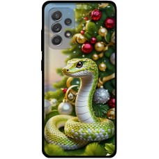 Чохол для Samsung Galaxy A13 (A135) MixCase Новий рік 2025 ялинку з іграшками і змія
