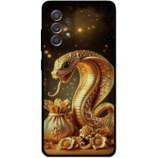 Чохол для Samsung Galaxy A13 (A135) MixCase Новий рік 2025 золотиста змія