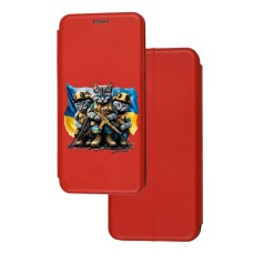 Чохол-книжка Xiaomi 11T / 11T Pro з малюнком військові котики