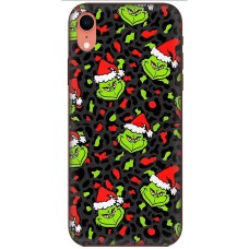 Чохол для iPhone Xr MixCase Новий рік леопардовий Грінч