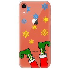 Чохол для iPhone Xr MixCase Новий рік карнавальне взуття