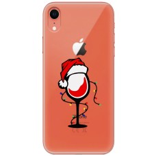 Чохол для iPhone Xr MixCase Новий рік келих вина
