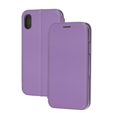 Чохол книжка Premium для Xiaomi Redmi 7A світло-бузковий