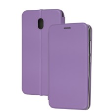 Чохол книжка Premium для Xiaomi Redmi 8A світло-бузковий